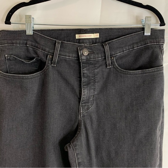 Levi Strauss 311 Shaping Skinny Black Denim Jeans, size 33 - Picture 4 of 16